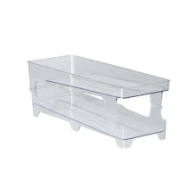 Organizador para Latas Geladeira c/ 12 - 45x15x15cm -PRMT1973