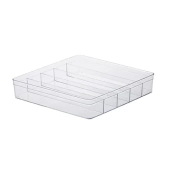 Organizador de Gaveta com Divisoria - 36,5x36,5x7,5cm Diamond - PRMT1129