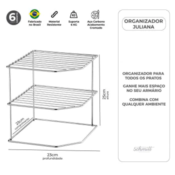 Cantoneira Dupla em Aramado Juliana - SCH1100