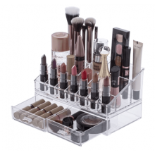 Kit Organizador de Cosméticos Elegance - 22x12,5x12,5cm - PRMT1091