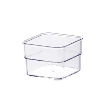 Organizador Diamond - 7,5x7,5x5,2cm Cristal - PRMT933